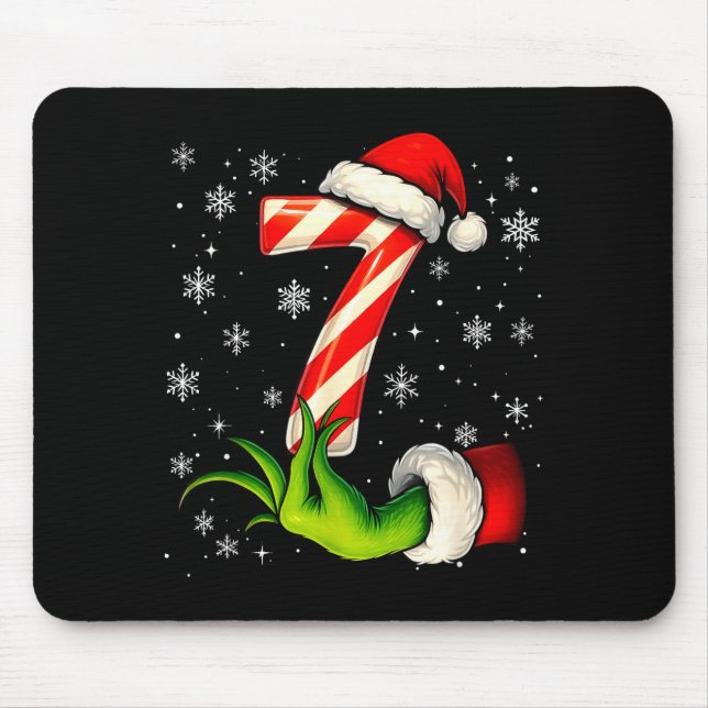 Six Seven Funny Christmas Couple Matching Meme  Mouse Mat (Front)