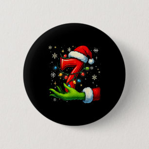 Six Seven Funny Christmas Meme Couple Matching  6 Cm Round Badge