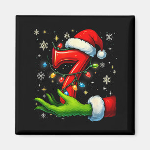 Six Seven Funny Christmas Meme Couple Matching Magnet