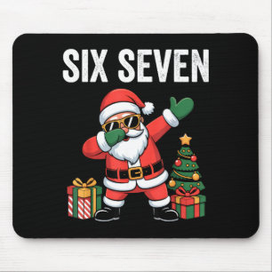 Six Seven Funny Santa Christmas 67 Meme  Mouse Mat