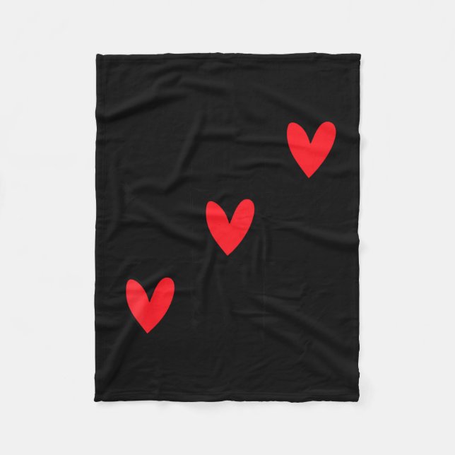 Six Seven Gamer 67 Valentines Day 6 7 Funny  Fleece Blanket (Front)