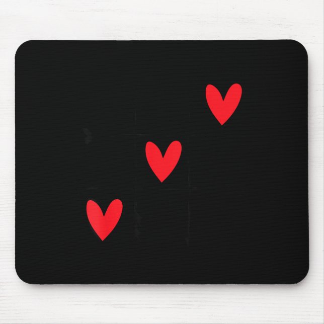 Six Seven Gamer 67 Valentines Day 6 7 Funny  Mouse Mat (Front)