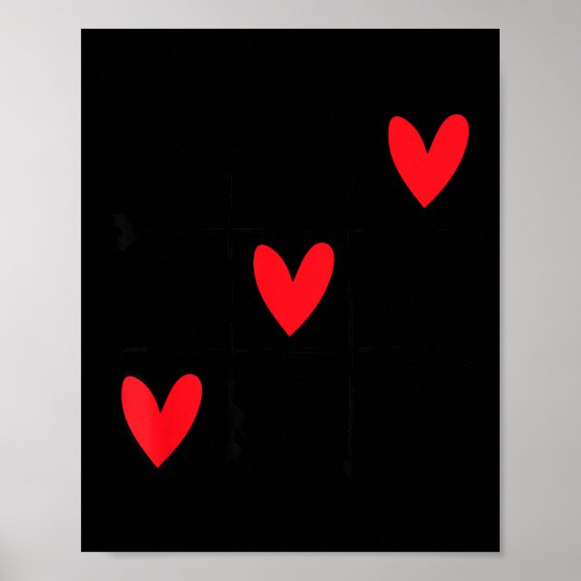 Six Seven Gamer 67 Valentines Day 6 7 Funny  Poster (Front)