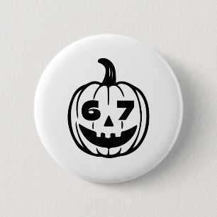 Six Seven Halloween Costume For Students Teachers  6 Cm Round Badge