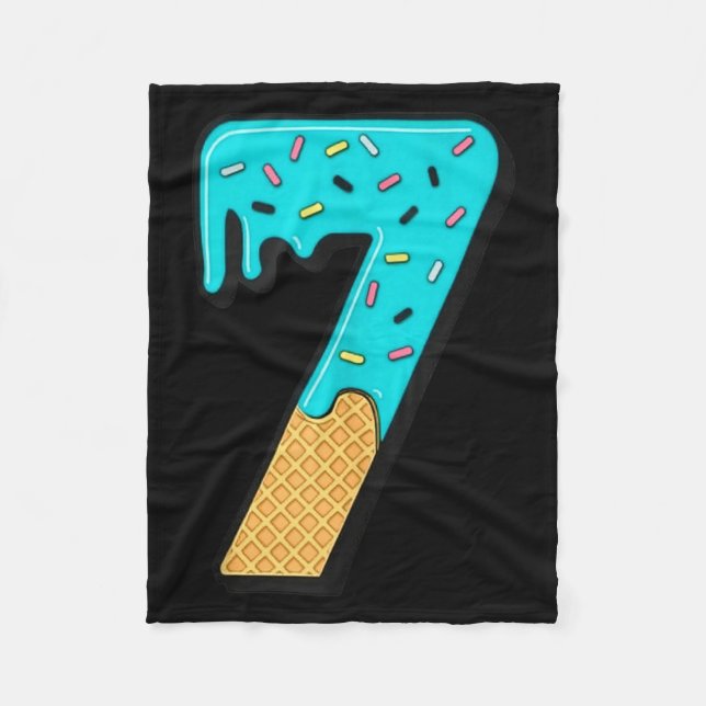 Six Seven Ice Cream 67 Fun Mason Meme Easy Hallowe Fleece Blanket (Front)