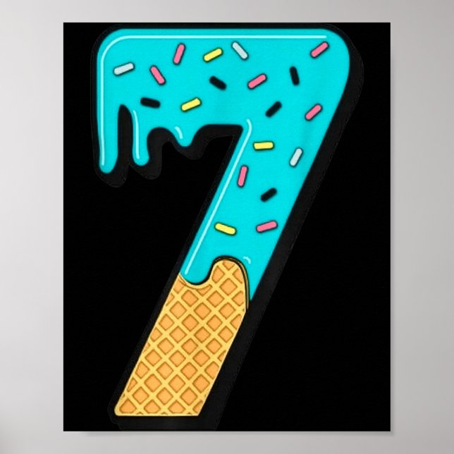 Six Seven Ice Cream 67 Fun Mason Meme Easy Hallowe Poster (Front)