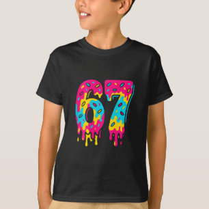 Six Seven Ice Cream Drip 67 Meme Gen Alpha Slang ( T-Shirt