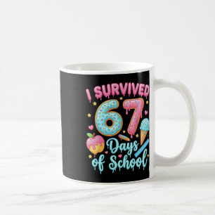 Six Seven Ice Cream Drip 6 7 Teacher Kids 67 Days Coffee Mug