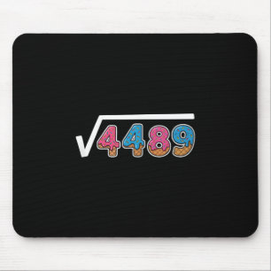 Six Seven Ice Cream Drip Cool Meme 67 Funny Square Mouse Mat