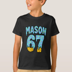 Six Seven Ice Cream Drip Mason 67 Meme Halloween ( T-Shirt