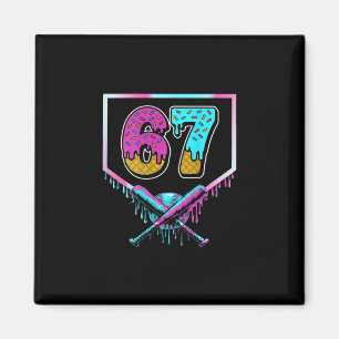 Six Seven Ice Cream Drip Sport 67 Fun Mason Meme ( Magnet