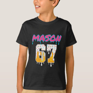 Six Seven Ice Cream Drip Sport 67 Fun Mason Meme P T-Shirt