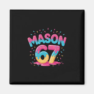 Six Seven Ice Cream Drip Sport 67 Fun Mason Meme S Magnet