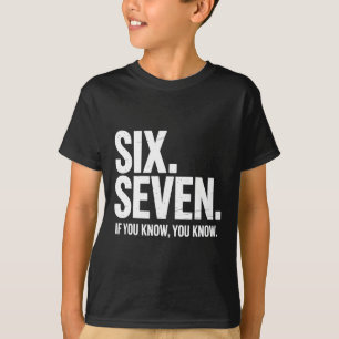 Six Seven If You Know You Know Funny 67 Joke For M T-Shirt