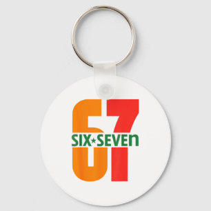 Six Seven Kids 67 Boys Girls Teens Teachers 6 7 Te Key Ring