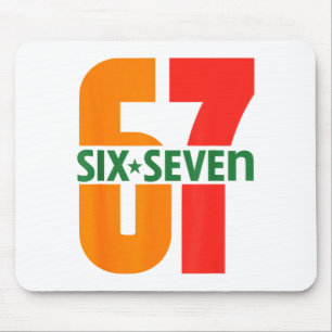 Six Seven Kids 67 Boys Girls Teens Teachers 6 7 Te Mouse Mat