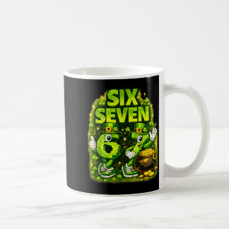 Six seven lucky shamrock 67 st patricks day boy coffee mug