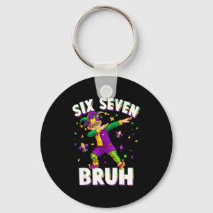 Six Seven Mardi Gras Jester 67 Meme Carnival 6 7 K Key Ring
