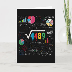 Six Seven Math Teacher 67 Meme Square Root 4489 Sl Card