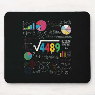 Six Seven Math Teacher 67 Meme Square Root 4489 Sl Mouse Mat