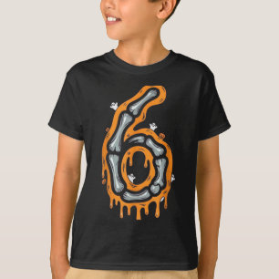 Six Seven Meme 6 7 Skeleton Halloween Costume Coup T-Shirt