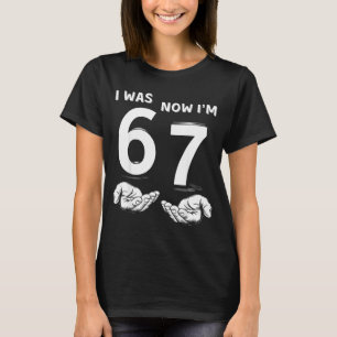 Six Seven Meme 7 Year Old Birthday Shirt Was 6 Now