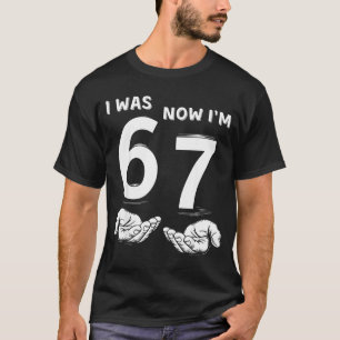 Six Seven Meme 7 Year Old Birthday Shirt Was 6 Now