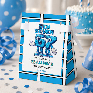 Six Seven Meme 7th Birthday   Funny Trendy Favour Box