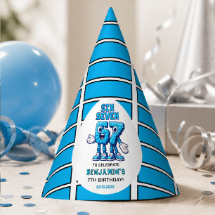 Six Seven Meme 7th Birthday Funny Trendy Party Hat