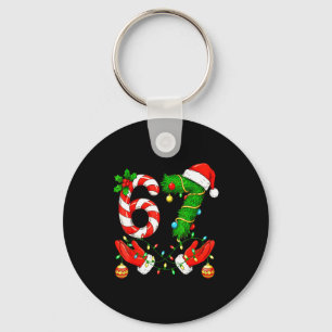 Six Seven Meme Christmas 67 Santa Funny Christmas Key Ring