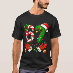 Six Seven Meme Christmas 67 Santa Funny Christmas T-Shirt