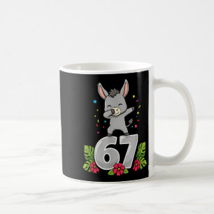 Six Seven Meme Dabbing Baby 67 Funny Gen Z Apha Coffee Mug