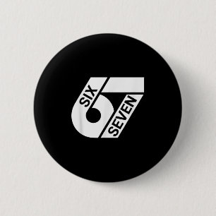 Six Seven Meme Funny 6 Cm Round Badge