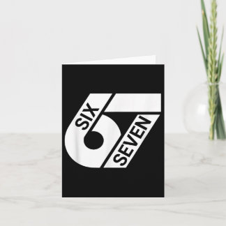 Six Seven Meme Funny Card