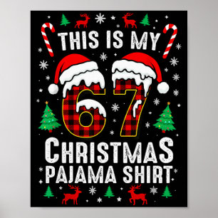 Six Seven Meme Gen Alpha Slang Brainrot Quote  Poster