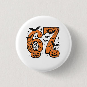 Six Seven Meme Halloween 67 Mason Spooky 3 Cm Round Badge