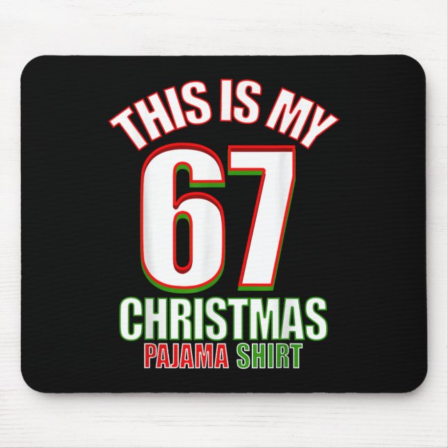Six Seven Meme  Mouse Mat (Front)