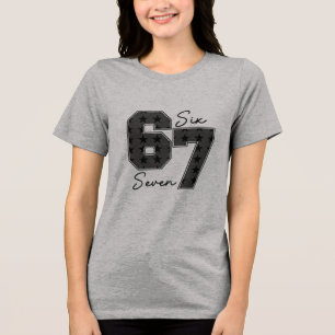 Six Seven Pop Culture Vibe Graphic Tri-Blend Shirt