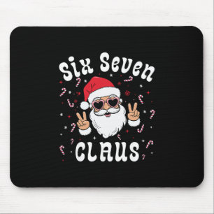 Six Seven Santa Claus Funny 67 Christmas Meme Boys Mouse Mat