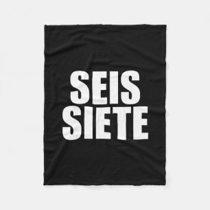 Six Seven Spanish Fleece Blanket
