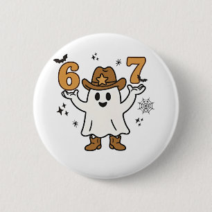 Six Seven Spooky Halloween Sport 67 Mason Meme 6 Cm Round Badge