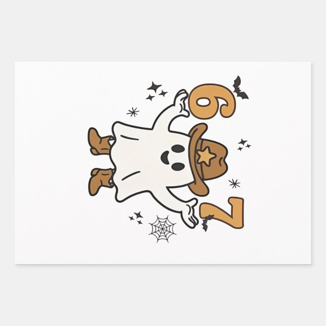 Six Seven Spooky Halloween Sport 67 Mason Meme Wrapping Paper Sheet (Front)