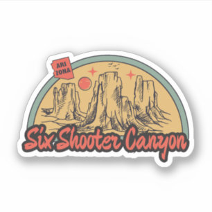 Six Shooter Canyon, Arizona  Sticker
