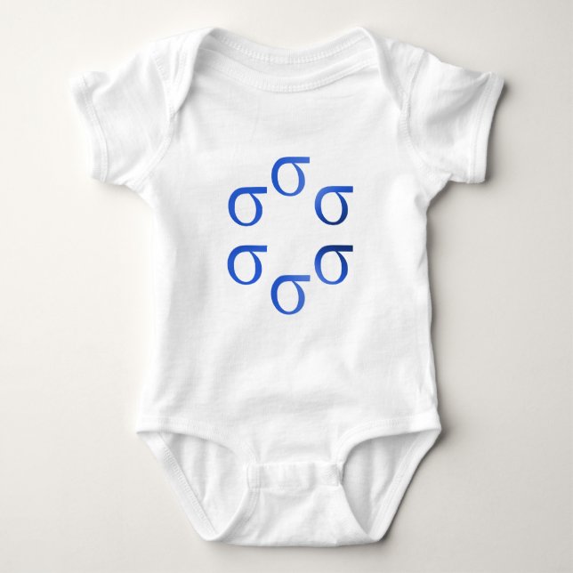 six sigma baby bodysuit (Front)