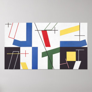 Six Spaces with Crosses   Sophie Taeuber-Arp   Poster