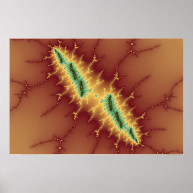 Six Stripes - Fractal Poster (Front)