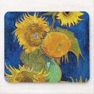 Six Sunflowers, Van Gogh Mouse Mat
