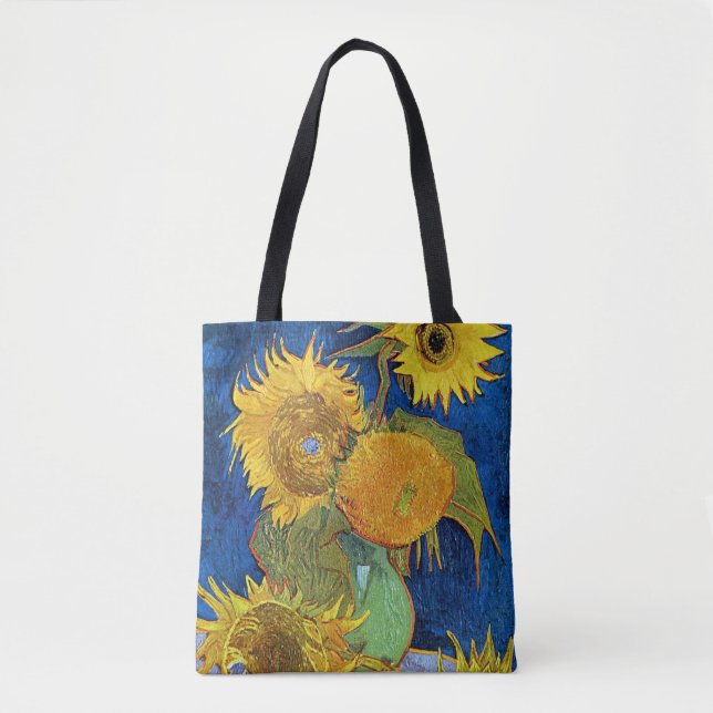 Six Sunflowers, Van Gogh Tote Bag (Front)