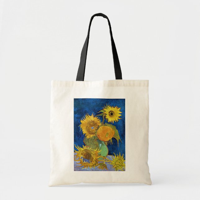 Six Sunflowers, Van Gogh Tote Bag (Front)