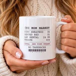 Six Sweaters One Tiny Tyrant Funny Coffee Mug